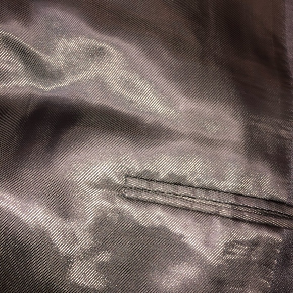 EREDI PISANO BLACK 3 BUTTON CHEST POCKET POCKET ON CHEST AND ON EACH SIDE - Picture 11 of 13